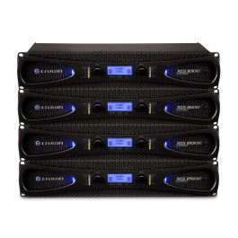 CROWN XLS 2002 Amplificador Clase D DriveCore 11 lb Filtro Paso Banda Peakx Limitadores Entradas XLR 1/4 RCA Sistema Cruzado PureBand