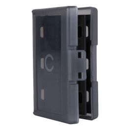 Konix 3328170304443 Estuche protector y de transporte para cartuchos Nintendo Switch 2, a prueba de golpes, 24 compartimentos, negro Konix 3328170304443 Estuche protector y de transporte para cartuchos Nintendo Switch 2, a prueba de golpes, 24 compartimentos, negro