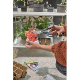 Gardena 12215-20 Tijera Multicut Bypass de Acero Inoxidable para Hogar, Jardín, Hobby, Cartón y Cuerda