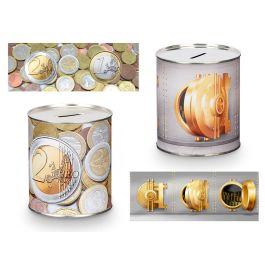 Pincello Hucha de Metal para 1K Monedas con Diseño de Monedas, 10x11x10 cm (12 Unidades) Precio: 15.49999957. SKU: B16MB4VB5Q