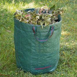 Faura Saco de jardín 76x67cm 272l, Verde, Polietileno con protección anti-UV Faura Saco de jardín 76x67cm 272l, Verde, Polietileno con protección anti-UV