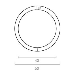 Edm Anilla soldada ap14 5 x 40 mm zincada blister 4 unidades
