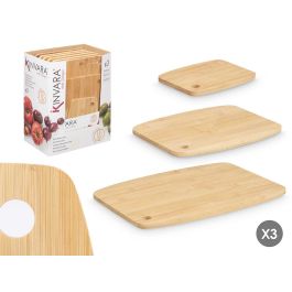 KINVARA Set 3 Tablas de Corte de Bambú, Madera - 37x3x28 cm (Set de 12) Precio: 65.88999945. SKU: B16NMHZVR3