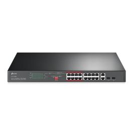 TP-Link TL-SL1218MP Switch PoE No Administrado Gigabit Ethernet 1U Negro con 16 Puertos PoE+ y 2 Puertos Gigabit Precio: 154.4999995. SKU: B1EDSALL7V