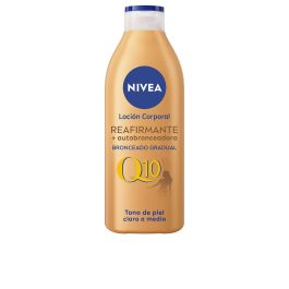 Nivea Loción Corporal Q10+ Reafirmante + Autobronceadora Tono Dorado Sutil Piel Clara a Media 400 ml Precio: 10.50000006. SKU: B19LYQHJG2