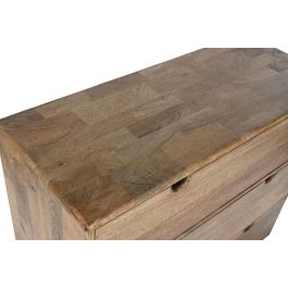 DKD Home Decor Cómoda de Mango Marrón 40 x 90 x 100 cm con 3 Cajones