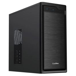Coolbox F800 Caja PC Sobremesa ATX con Fuente Alimentación 500W y 2 Puertos USB 3.0 Negra