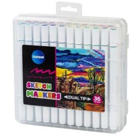 Rotulador Centrum Marker Para Bocetos Doble Punta Estuche De 36 Precio: 14.49999991. SKU: B13RM2PRHB