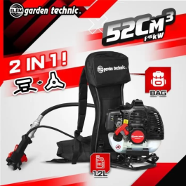 Elem Desbrozadora de mochila DCBT52DO-22 - 52cc - Arnés acolchado