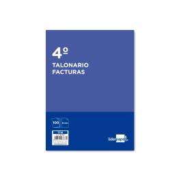 Liderpapel Talonario de Facturas Cuarto con IVA 116