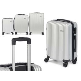 Set 3 Maletas ABS Gris Claro Arte Regal - 49x76x30 cm, 67x45x26 cm, 57x38x23 cm