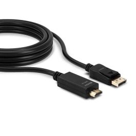 Lindy Cable DisplayPort a HDMI 0.5m 4K UHD (3840x2160@30Hz) 10.2Gbps con Audio 7.1 Dolby TrueHD DTS-HD