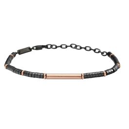 Pulsera Hombre Breil TJ3640 Plata de ley 925 Negro Pulsera Hombre Breil TJ3640 Plata de ley 925 Negro