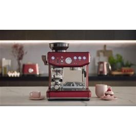 Cafetera Espresso Manual Molinillo Barista Express Impress Roja SAGE SES876RVC4EEU1