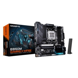 GIGABYTE B850M GAMING X WIFI6E Placa Base - Procesadores AMD Ryzen Serie 9000, VRM Digital 10+2+2 fases, hasta 8200MHz DDR5 (OC), 1xPCIe 5.0 + 1xPCIe 4.0 M.2, LAN 2.5, WiFi 6E, USB 3.2 Gen 2. Precio: 197.4999994. SKU: B15893RFC7