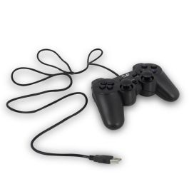 Ewent Play Gamepad USB 2.0 Alámbrico para PC Analógico/Digital, Ergonómico, 13 Botones, Negro, Cable 1.5m Plug & Play
