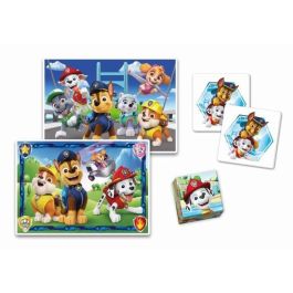 Clementoni Puzzle Edukit 4 en 1 Paw Patrol para 3+ años