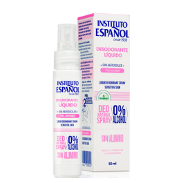 Instituto Español Sin alcohol spray desodorante liquido sin aluminio piel sensible 50 ml vaporizador Precio: 2.50000036. SKU: B1DVWJN4Z9