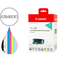 Canon PIXMA PRO-100 Cartuchos Pack 8 colores CLI-42 Precio: 118.49999964. SKU: S7166417