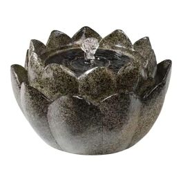 Lumineo Flor - Fuente Solar para Exterior en Forma de Flor, de Resina Sintética Color Piedra, 23 x 14 cm Precio: 54.88999956. SKU: B1DZDLGSJK