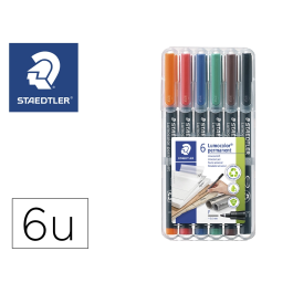 Staedtler Rotulador Lumocolor 318 WP Retroproyeccion Permanente Punta Fina Estuche 6 Colores Precio: 9.5000004. SKU: B1GP8CE4D9