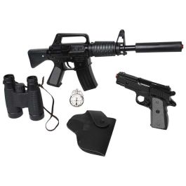 Rifle asalto policia con 8 tiros y pistola con complementos Rifle asalto policia con 8 tiros y pistola con complementos