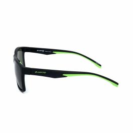 Lotto Gafas de Sol LS1007 Unisex Negro TR90 Rectangular 145 mm
