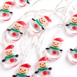 Guirnalda LED Interior 1,5M IP20. Luz Blanco Cálido. Funciona con Pilas. Ideal para Decoración del Hogar. HO-XMAS-021-IP20-1,5M-WW