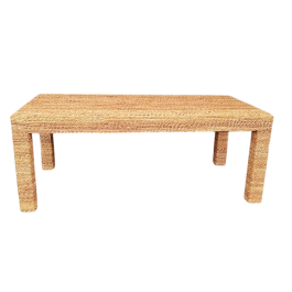 DKD Home Decor Banana 1c25 Mesa Comedor Natural 180 x 90 x 77 cm Fibra Teca Cristal Templado Precio: 605.49999983. SKU: B144LSF2RG