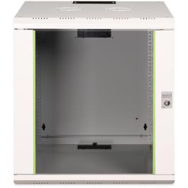 Digitus Armario Rack Mural Unique 12U 600x600mm Gris, Capacidad 100kg, Puerta de Vidrio