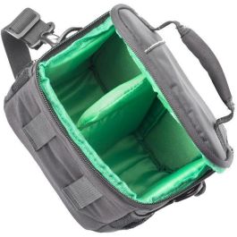 RIVACASE Riva Kameratasche Green Mantis 7420 – Bolsa para Cámara, Verde/Negro, 4 Compartimentos