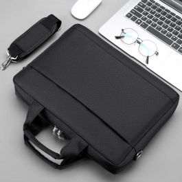 eSTUFF Bolsa Toploader Baltimore 14.1'' para Portátil y Oficina con Correa de Hombro Desmontable y Bolsillo Frontal