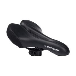 Dunlop Sillín de bicicleta Negro, Neopreno/poliester, Espuma, 95x170x290mm