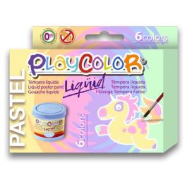 Tempera Liquida Playcolor Liquid Pastel 40 mL Caja De 6 Unidades Colores Surtidos Precio: 7.49999987. SKU: B1GY4N9JGP