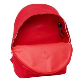 Mochila para Portátil y Tablet con Salida USB Sevilla Fútbol Club Rojo 31 x 44 x 18 cm