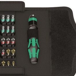 Wera KK 100 Kraftform Kompakt - Juego de 52 puntas y destornilladores con funda