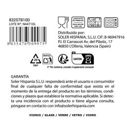 La Mediterranea Vaso Alto Sonella 430 cc Azul