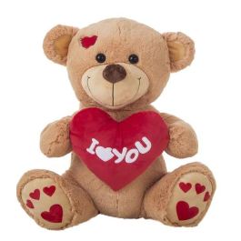 Peluche oso c/corazón love huellas 55cm. Precio: 16.6012. SKU: B1F5WJGDRF