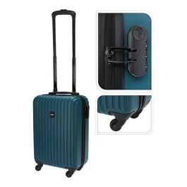 Maleta de cabina con ruedas azul 28l Precio: 51.99035556. SKU: B1D938KKNK