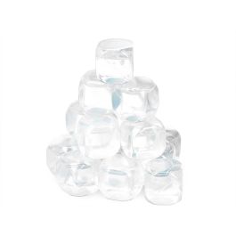 Leknes Set de 18 Cubitos Transparentes de Plástico, 6x16x6 cm (48 Unidades)