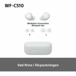 Sony Auriculares Bluetooth WF-C510 WFC510W.CE7 Blancos