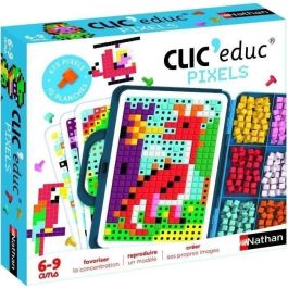 Nathan NAT3262190003125 Clic Educ Pixels - Juego de creación - Reconocimiento de colores e imaginación