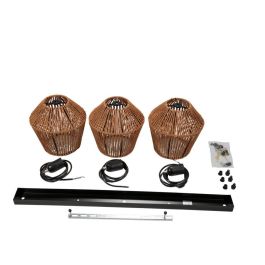 SKD-P80055 Lámpara Colgante Araraquara Cuerda Natural Diseño Original E27 Estilo Cálido para Salón Comedor