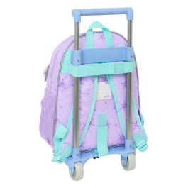 Mochila Escolar con Ruedas Frozen Spirit Lila 28 x 34 x 10 cm
