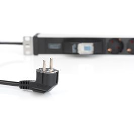 Digitus Regleta de Enchufes 6 Tomas 19" para Rack 1U de Aluminio con Interruptor de Protección