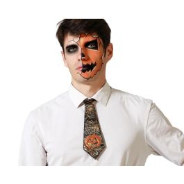 Corbata Negra con Calabaza para Halloween - Complemento para Disfraces de Hombre Adulto Precio: 0.79000053. SKU: B1CABFL4ZV