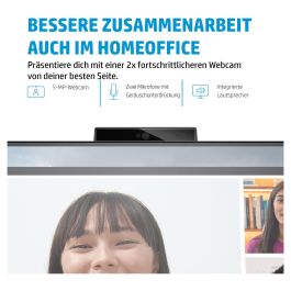 HP Monitor E27m G4 27" QHD (2560x1440) 5ms USB-C Altavoces Cámara Negro