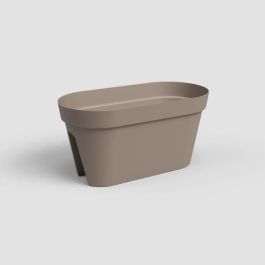 Jardinera de balcón Capri ARTEVASI - 30 x 60 x H 30 cm - 26.8 L - Gris topo Precio: 32.88999978. SKU: B128ABQQNN