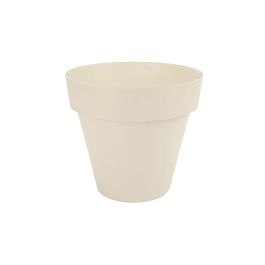 Plastiken Tes Maceta de Inyección Ø14cm Color Ecru en Polipropileno, Resistente a los Rayos Solares Precio: 1.49999949. SKU: S7911156