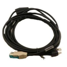 Datalogic Cable de carga 90A052276, USB POT 3 PIN, RS-232 a RJ-45, 4.6m, Gris, Compatible con Magellan 9300i Precio: 47.49999958. SKU: B19FV4L7Q4